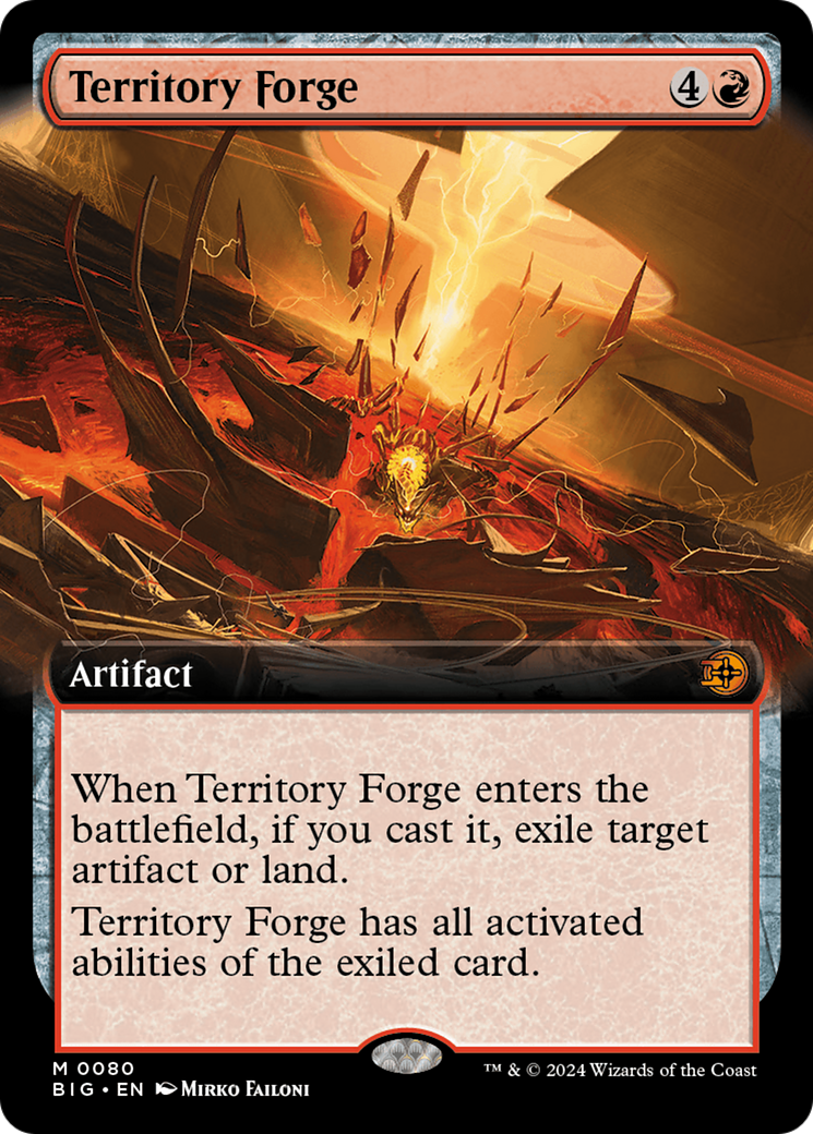 Territory Forge (Extended Art) [Hors-la-loi de Thunder Junction : The Big Score] 