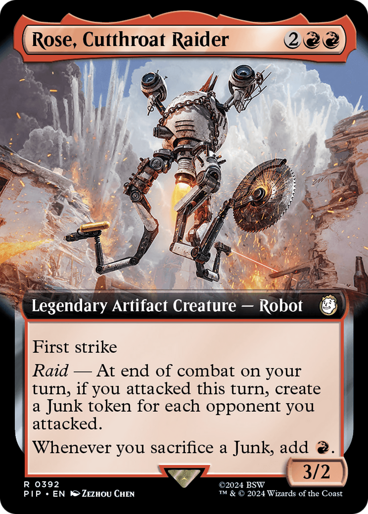 Rose, Cutthroat Raider (illustration étendue) [Fallout] 