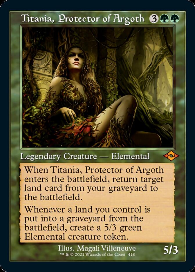 Titania, protectrice d'Argoth (Retro Foil Etched) [Modern Horizons 2] 