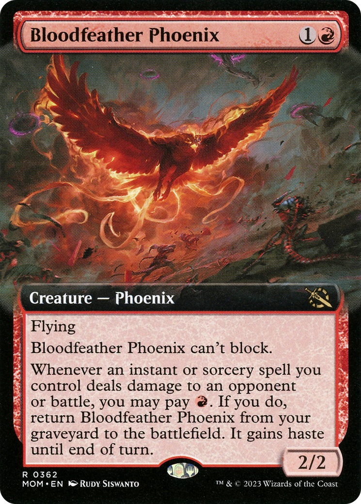 Bloodfeather Phoenix (Art étendu) [Marche de la machine] 