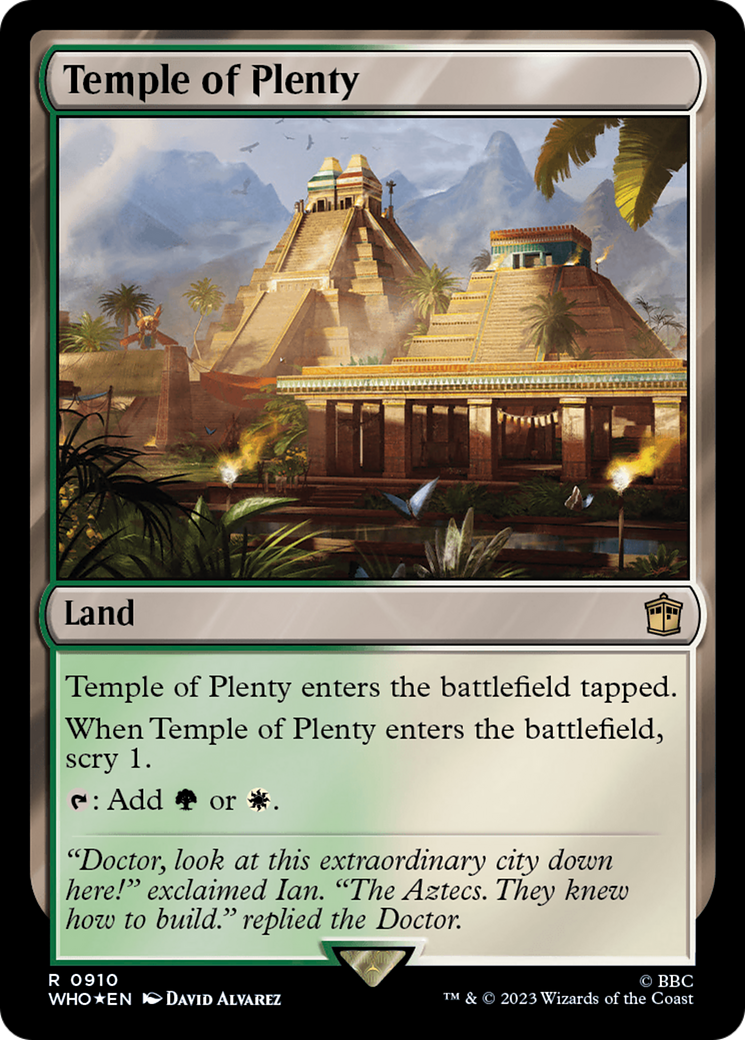 Temple de l'Abondance (Surge Foil) [Doctor Who] 