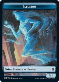 Illusion // Jeton Insecte Double Face [Jetons Zendikar Rising] 