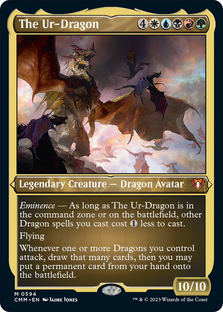 L'Ur-Dragon (feuille gravée) [Commander Masters] 