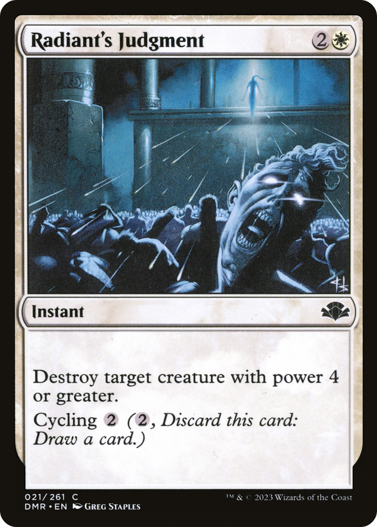 Le jugement de Radiant [Dominaria Remastered] 