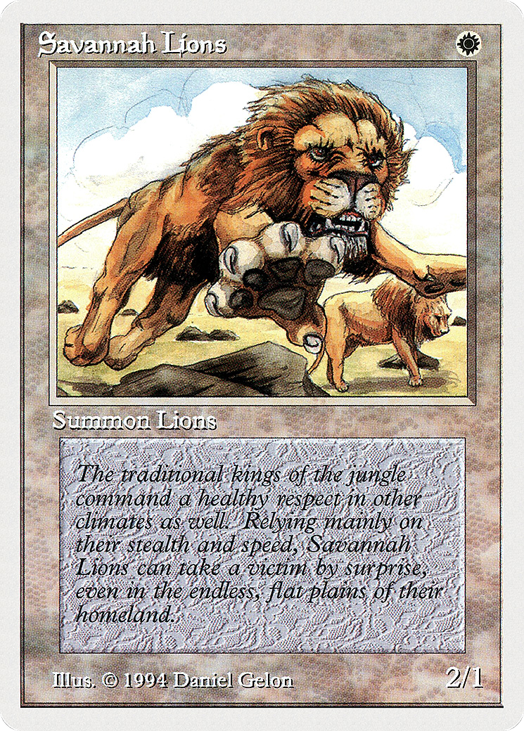 Lions de la savane [Magie d'été / Edgar] 
