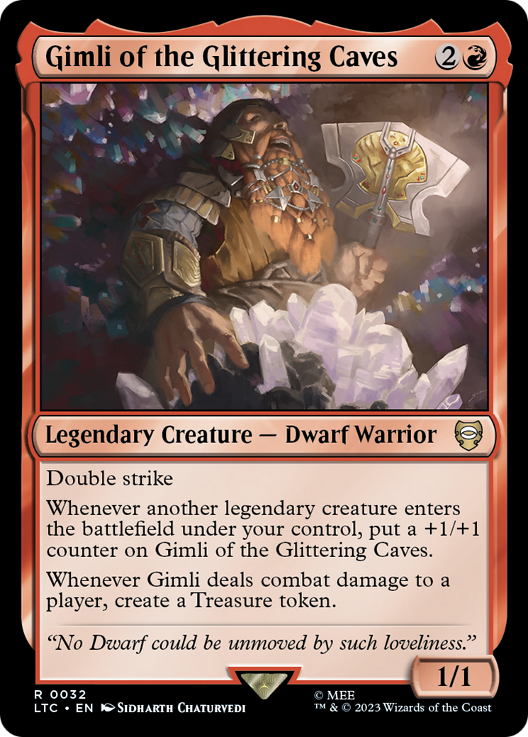 Gimli des grottes scintillantes [Le Seigneur des Anneaux : Contes du Commandant de la Terre du Milieu] 