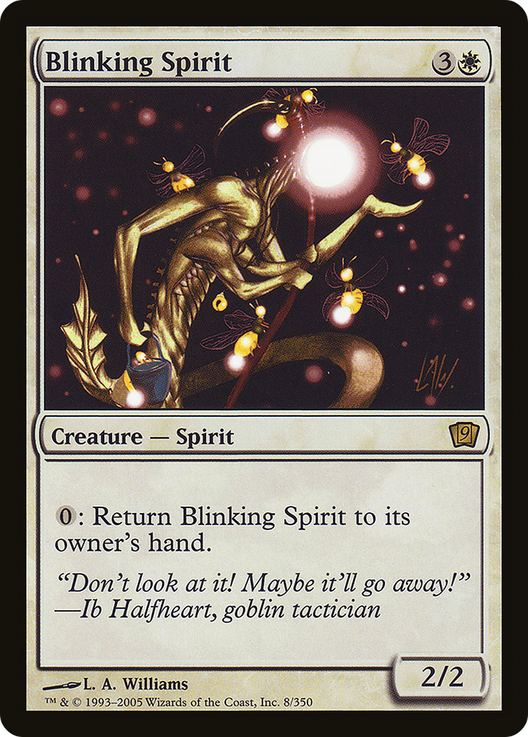 Blinking Spirit (9ED-08★) - 9th Edition