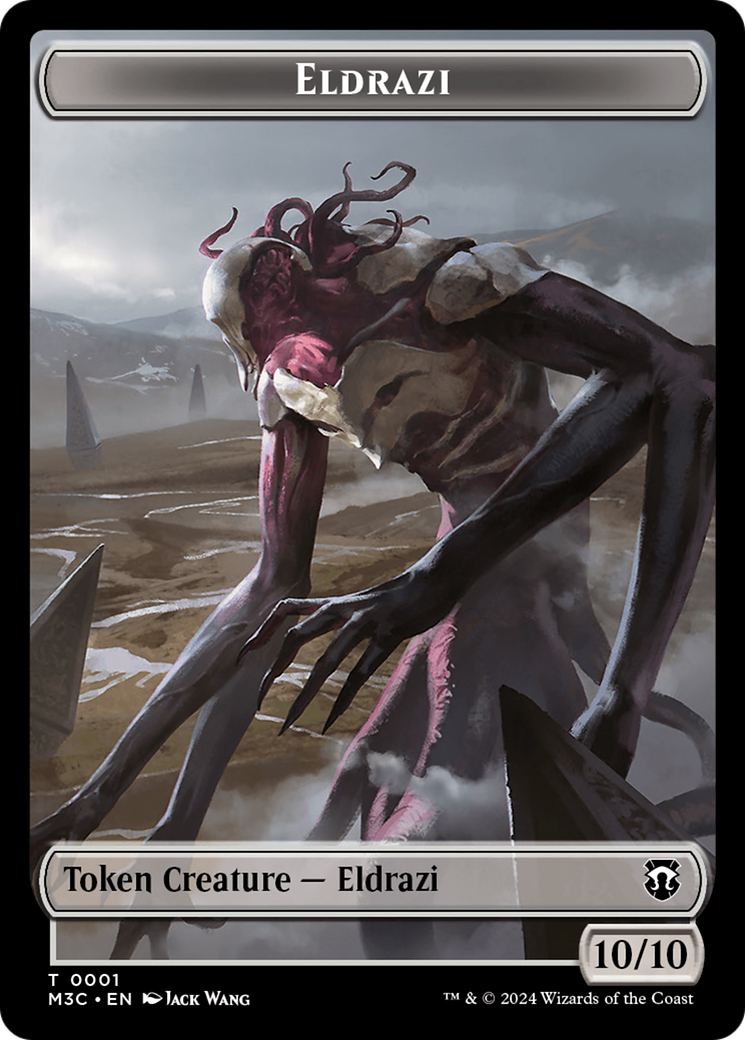 Eldrazi // Jeton spirituel double face [Jetons de commandant Modern Horizons 3] 
