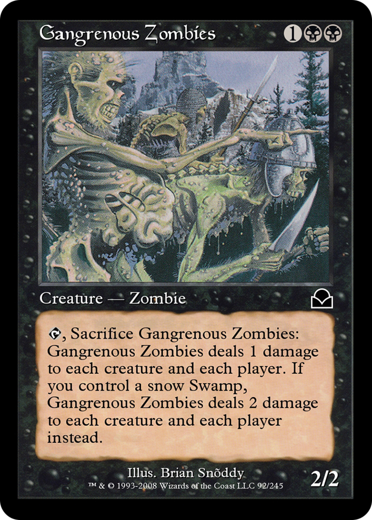 Gangrenous Zombies (ME2-092) - Masters Edition II Foil