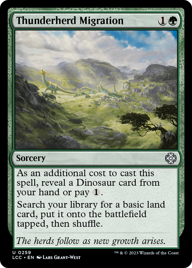 Migration Thunderherd [Les cavernes perdues du commandant Ixalan] 