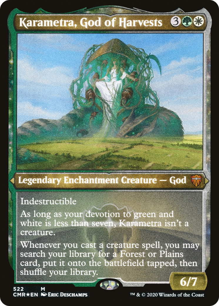 Karametra, dieu des récoltes (gravé) [Commander Legends] 