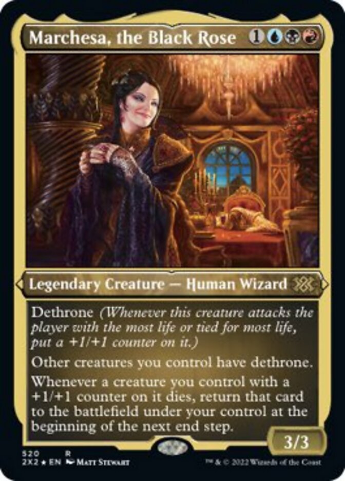 Marchesa, la rose noire (Foil Etched) [Double Masters 2022] 