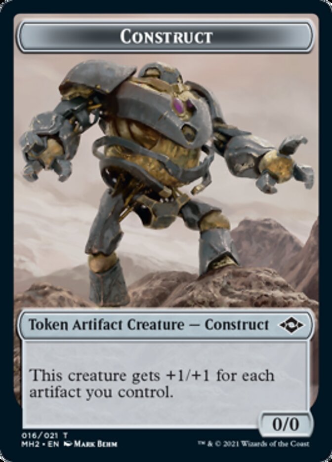 Construction // Trésor (20) Jeton double face [Modern Horizons 2 Tokens] 
