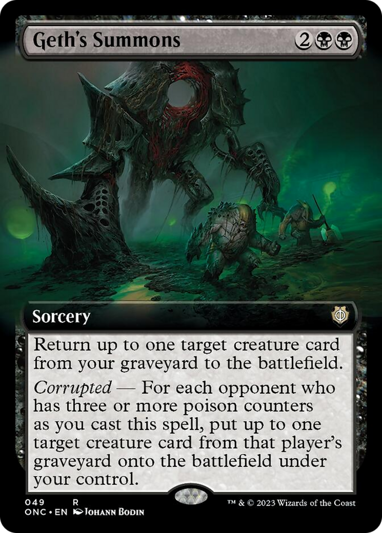 Invocation de Geth (art étendu) [Phyrexia : tous seront un seul commandant] 