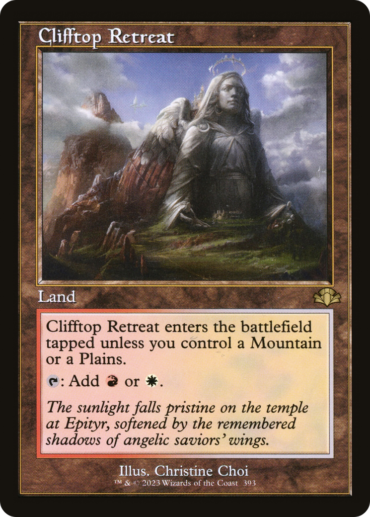 Clifftop Retreat (Rétro) [Dominaria Remastered] 