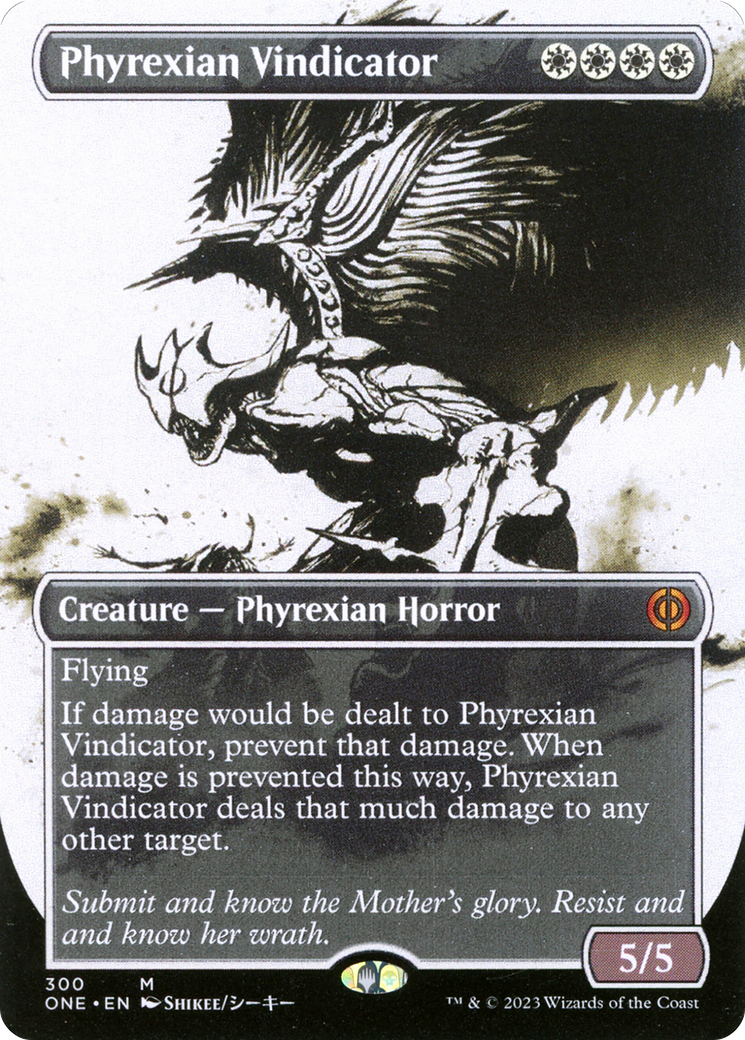 Phyrexian Vindicator (Borderless Ichor) [Phyrexia : Tous seront un] 