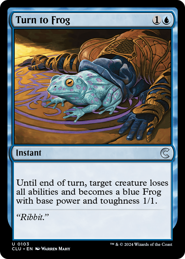 Tournez-vous vers Frog [Ravnica: Clue Edition] 