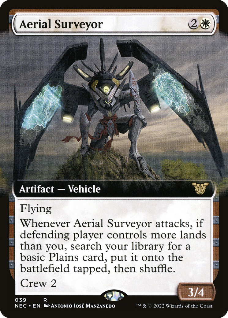 Arpenteur aérien (art étendu) [Kamigawa: Neon Dynasty Commander] 
