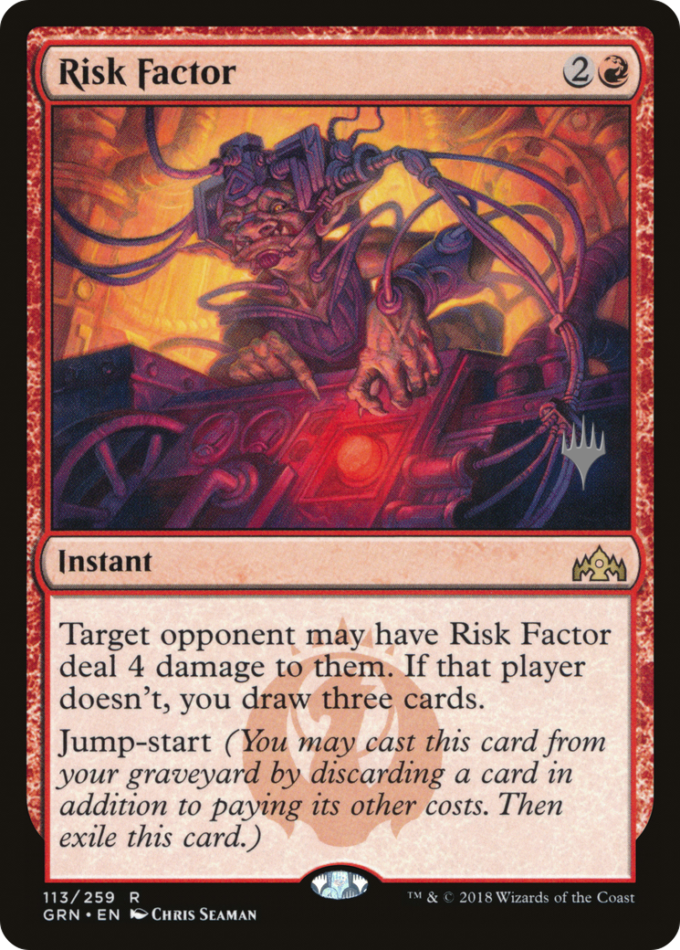 Facteur de risque (Pack promotionnel) [Promos des Guildes de Ravnica] 