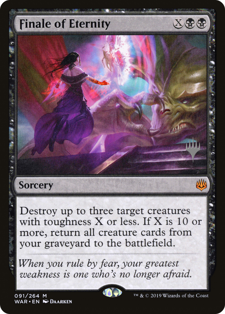 Finale of Eternity (Pack Promo) [War of the Spark Promos] 