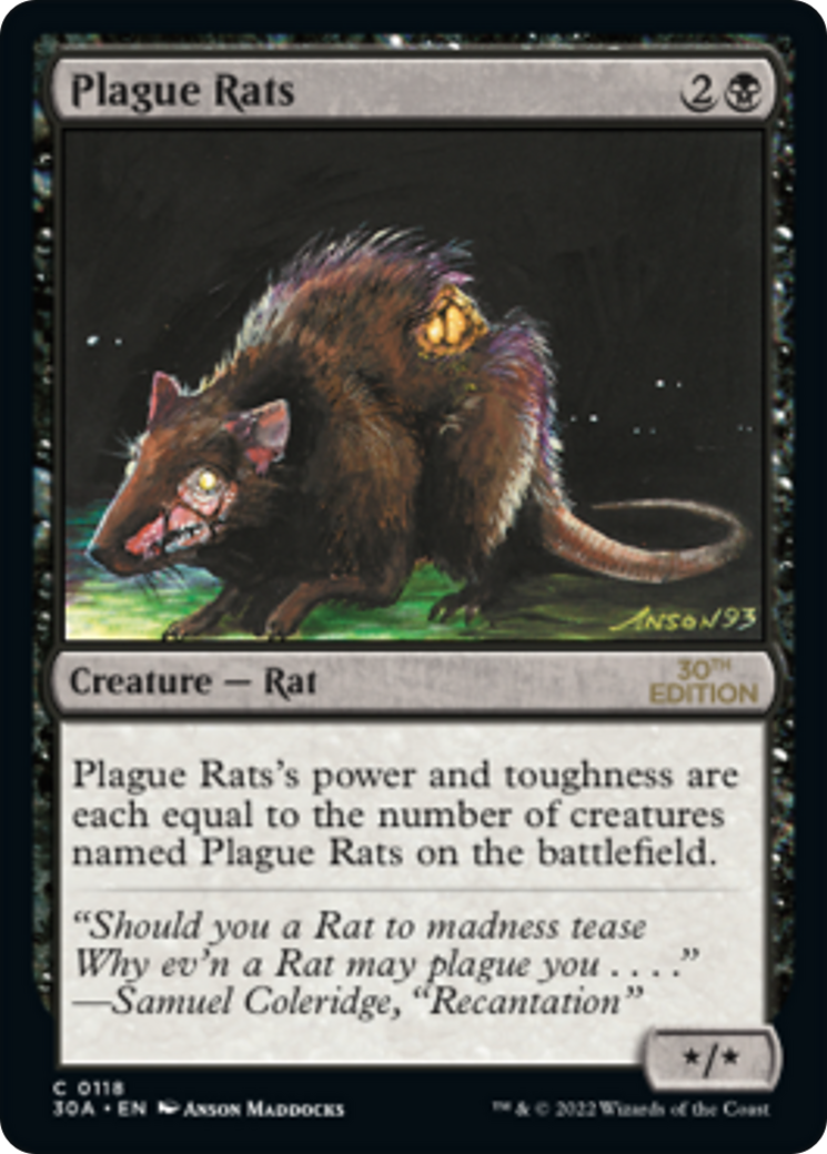 Rats de la peste [Édition 30e anniversaire] 