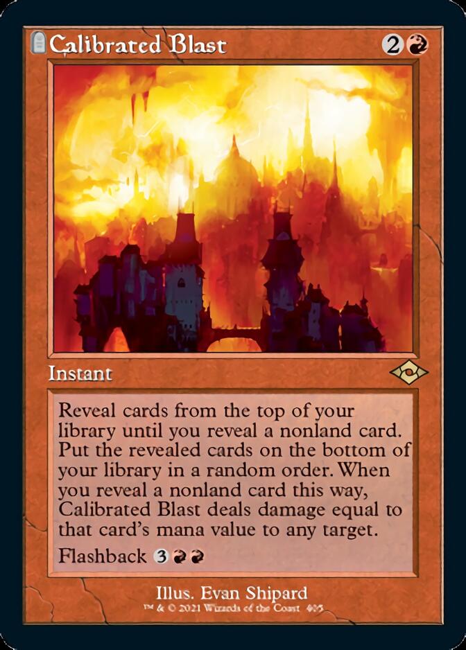 Explosion calibrée (Retro Foil Etched) [Modern Horizons 2] 