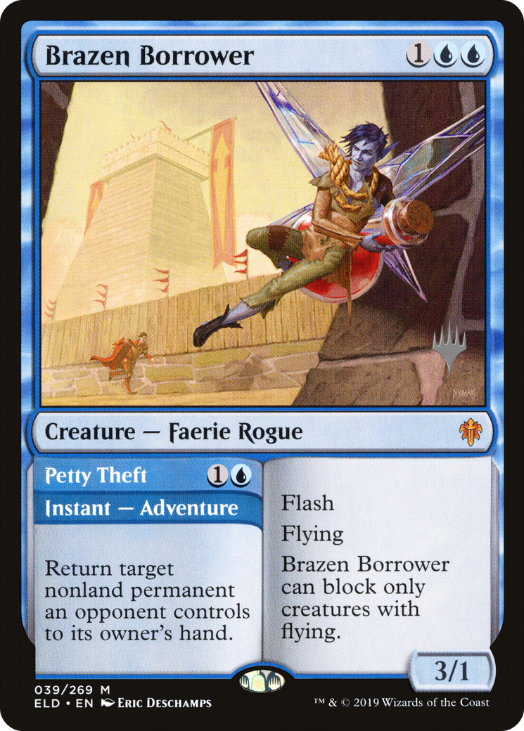 Emprunteur effronté // Petit vol (Pack promotionnel) [Promos du Trône d'Eldraine] 