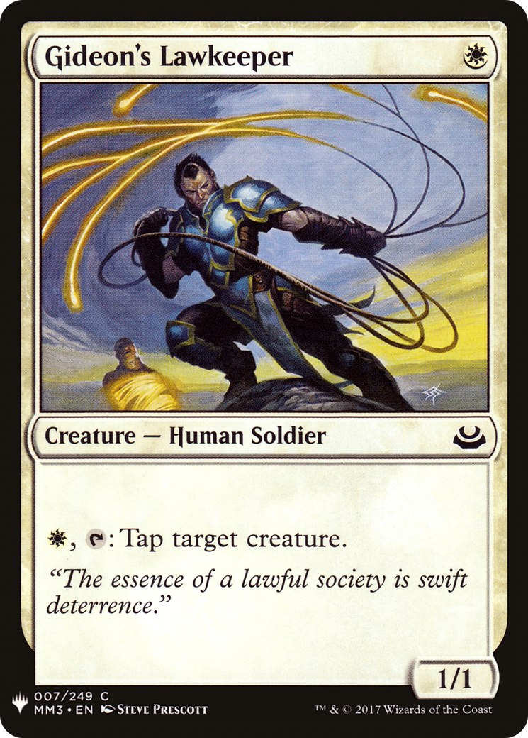Gardien de la loi de Gideon [Mystery Booster] 