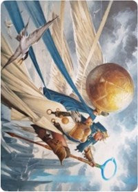 Linvala, carte d'art Bouclier de Sea Gate [Série artistique Zendikar Rising] 