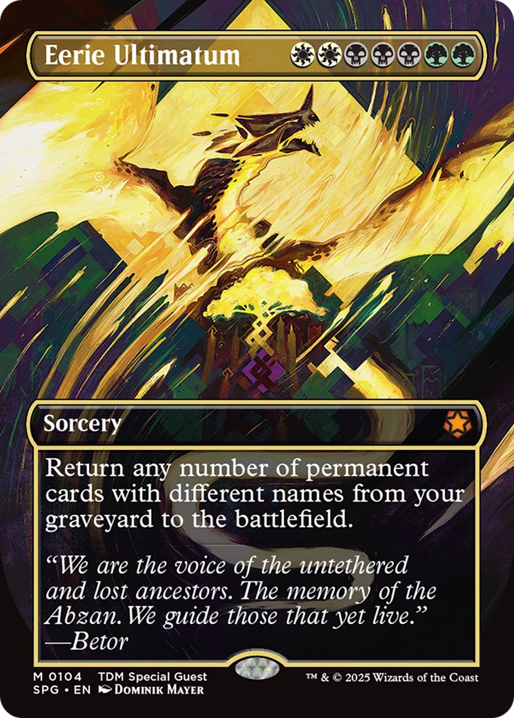 Eerie Ultimatum (Borderless) (SPG-104) - Special Guests (Borderless)