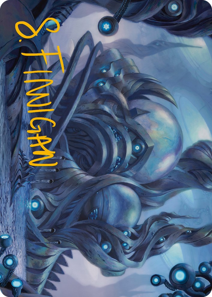 La carte artistique de Surgical Bay (signature estampillée or) [Phyrexia : All Will Be One Art Series] 