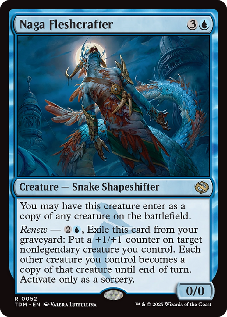 Naga Fleshcrafter (TDM-052) - Tarkir: Dragonstorm