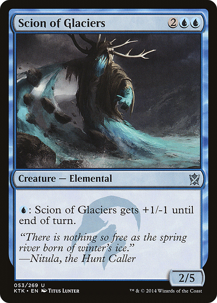Scion of Glaciers (KTK-053) - Khans of Tarkir Foil