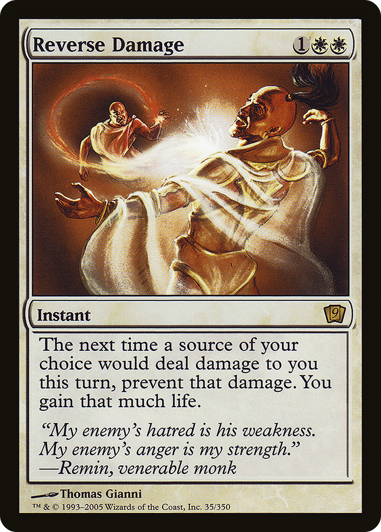 Reverse Damage (9ED-35★) - 9th Edition Foil