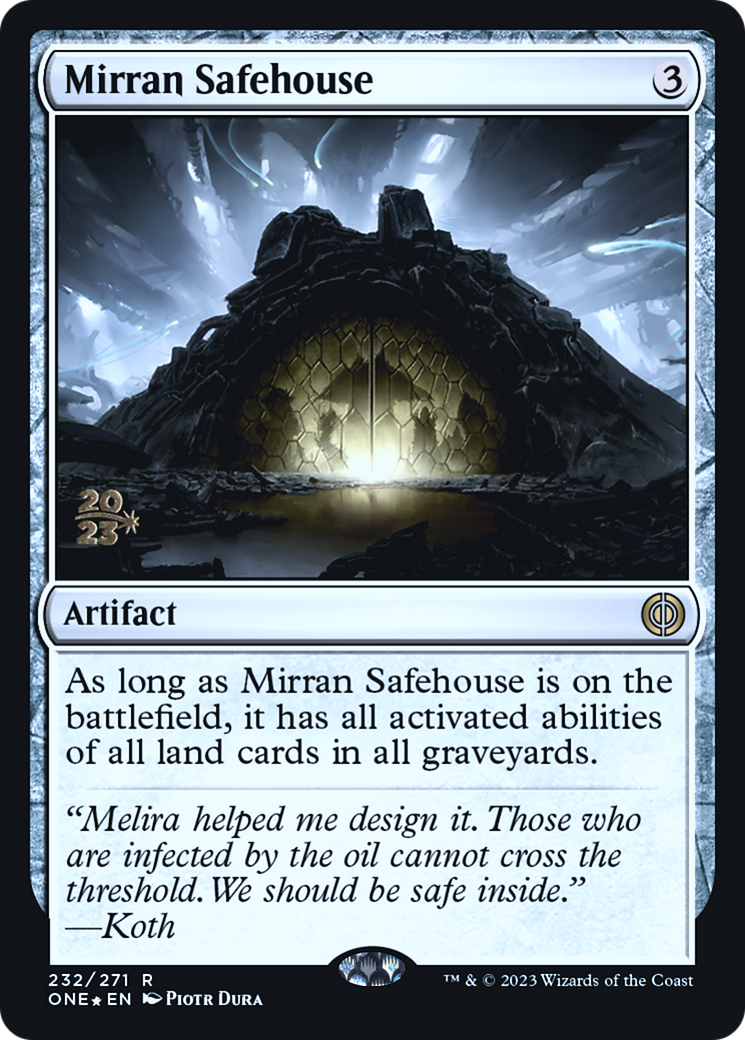 Mirran Safehouse [Phyrexia : All Will Be One Avant-première Promos] 