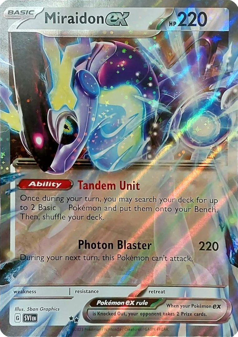 Miraidon ex (Jumbo Card) [Écarlate et Violet : Ensemble de base] 