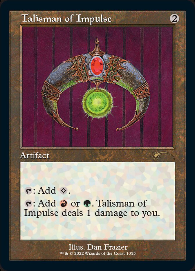 Talisman d'impulsion (feuille gravée) [série Secret Lair Drop] 
