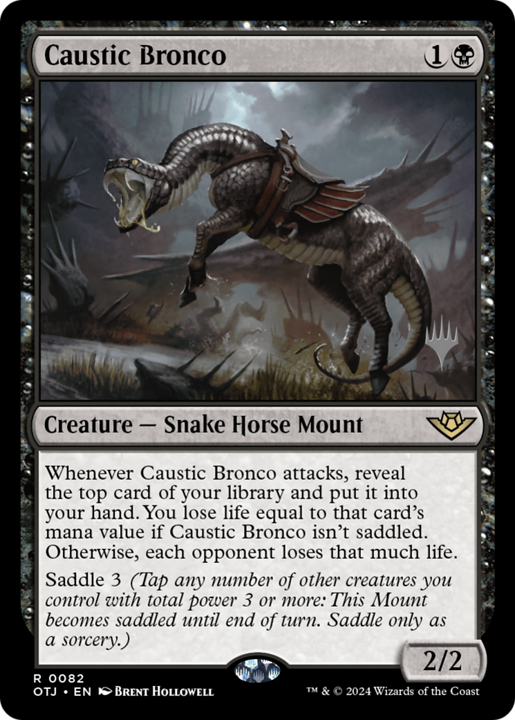 Caustic Bronco (Pack promotionnel) [Promotions des hors-la-loi de Thunder Junction] 