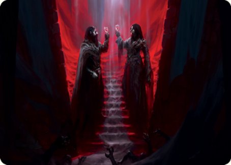 Carte artistique Vengeance des vampires [Innistrad : Série artistique Crimson Vow] 