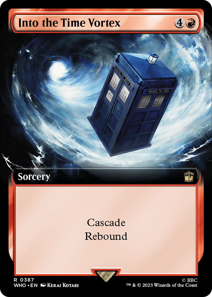 Dans le vortex temporel (art étendu) [Doctor Who] 