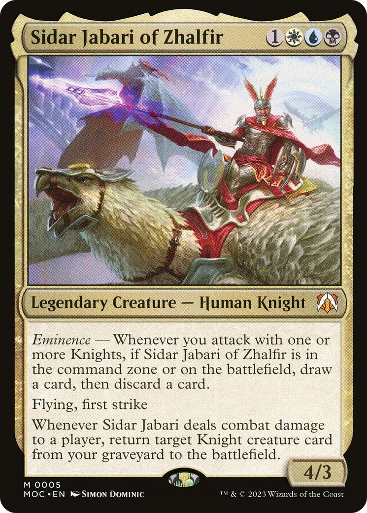 Sidar Jabari de Zhalfir [Marche du Commandant des Machines] 