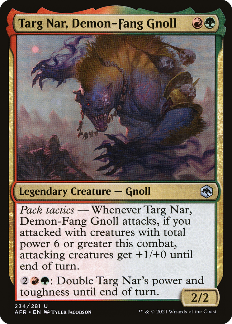 Targ Nar, Demon-Fang Gnoll [Donjons &amp; Dragons : Aventures dans les Royaumes Oubliés] 