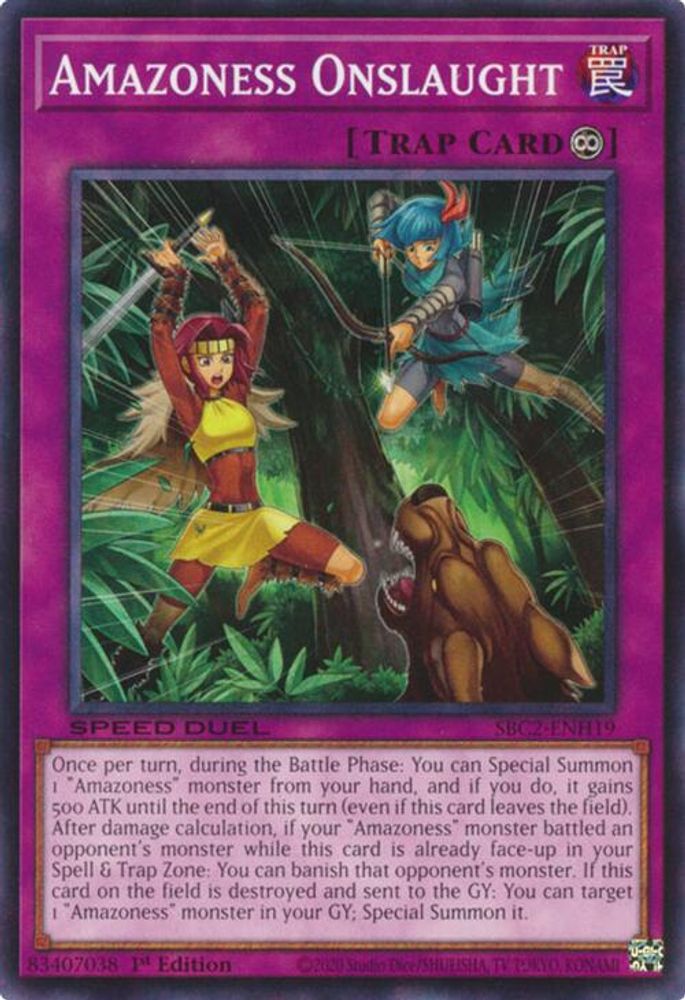 Amazoness Onslaught (SBC2-ENH19) - Common