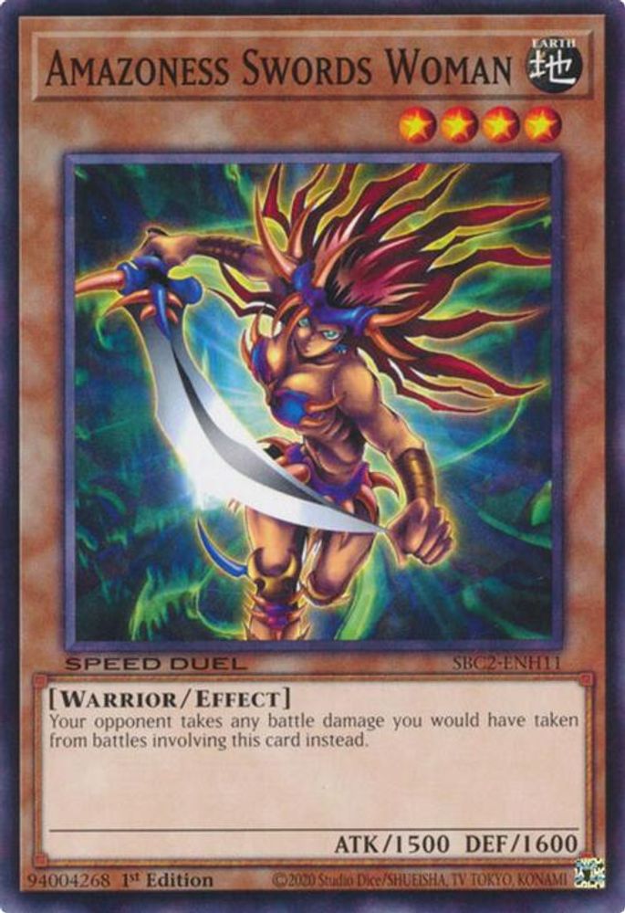 Amazoness Swords Woman (SBC2-ENH11) - Common