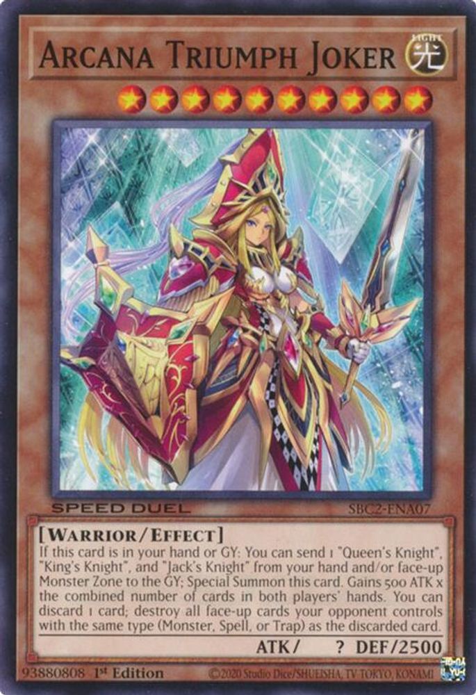 Arcana Triumph Joker (SBC2-ENA07) - Common