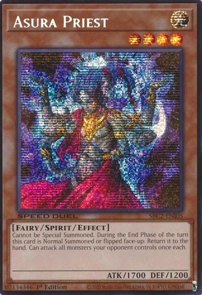 Asura Priest (PSR) (SBC2-ENI05) - Prismatic Secret Rare