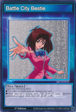 Battle City Bestie (SBC2-ENS18) - Speed Duel: Battle City Finals 1st Edition