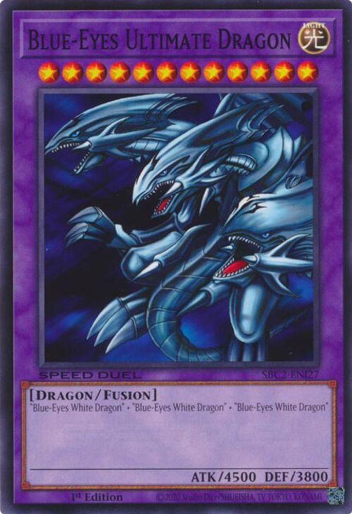 Blue-Eyes Ultimate Dragon (SBC2-ENI27) - Common