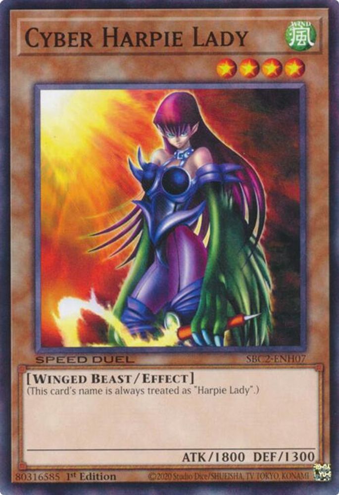 Cyber Harpie Lady (SBC2-ENH07) - Common