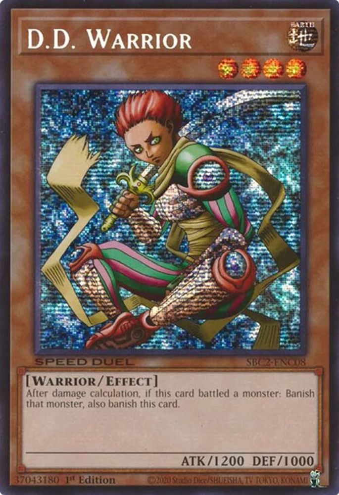 D.D. Warrior (PSR) (SBC2-ENC08) - Prismatic Secret Rare